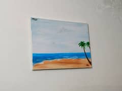 Painting Fram of Beach