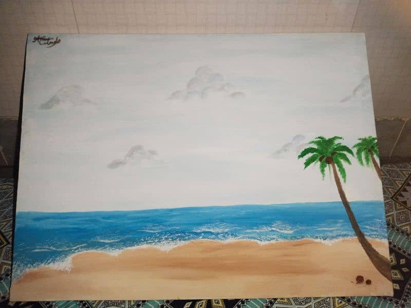 Painting Fram of Beach 1