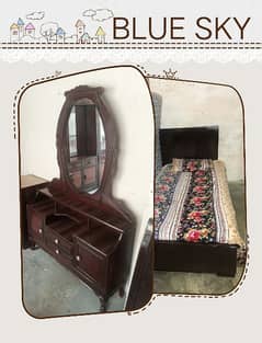 Dressing & one single bed