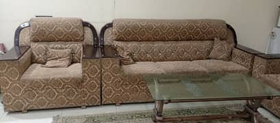 Sofa with table sale