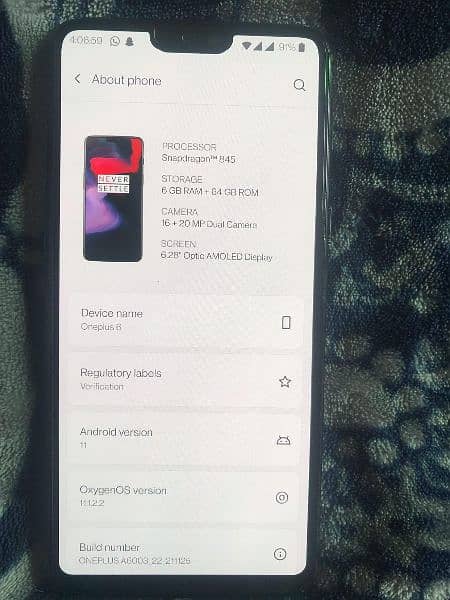 Oneplus 6 pta official approved 1