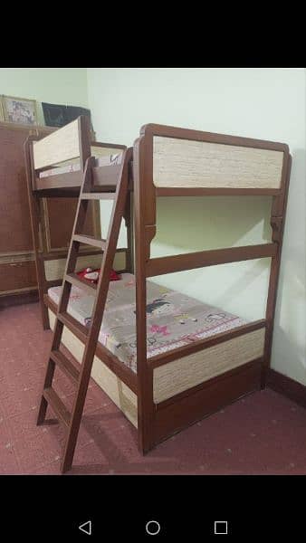 Children Double height Bed (wooden) 1