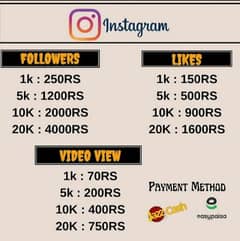 Instagram and Tiktok followers in cheap prices