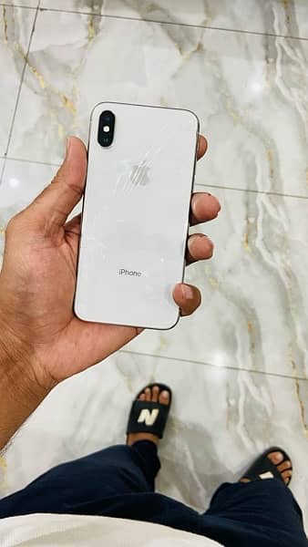 iphone X 256gb white pta approved 0
