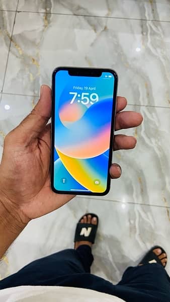 iphone X 256gb white pta approved 3