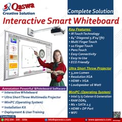Smart Board, Touch LED, Interactive Whiteboard, Smart Flat Panel LED,
