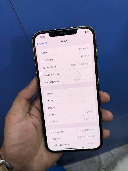iPhone 12 Pro Max With Box 256GB PTA APPROVED 2