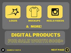 Digital Products/Bundles available for graphic design worth 500$+