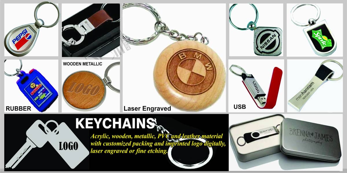 KEYCHAIN IMPORTED METAL ACRYLIC WOODEN LASER PRINT KEY CHAIN LAHORE 4