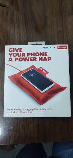 pillow Fatboy wireless charger original Nokia with all accessories 0