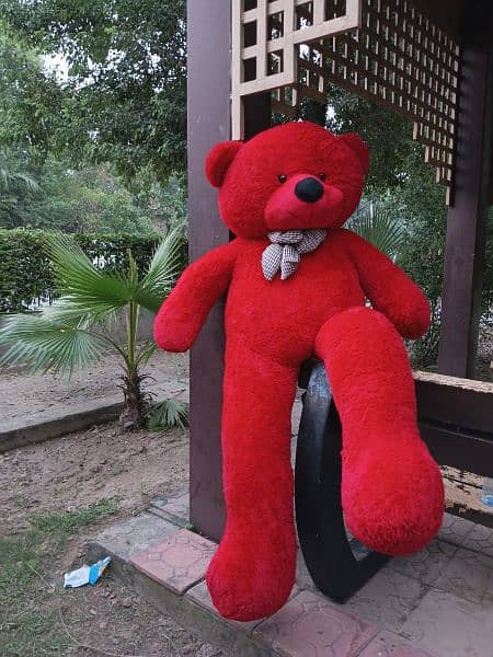 6 Feet Red Chinese teddy whole sale price 0