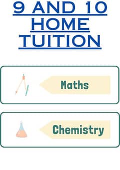 9th and 10th Grade Math and Chemistry home tuition 0