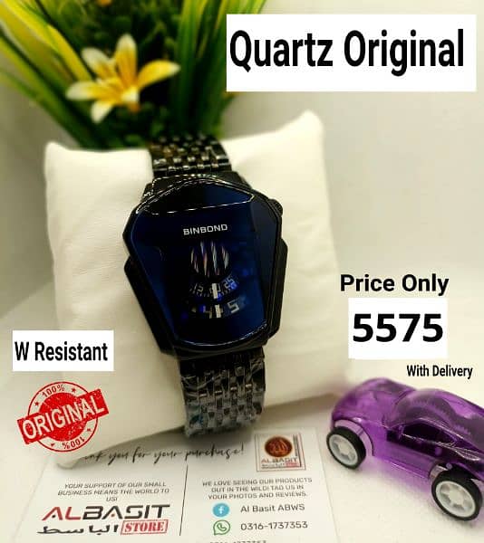 Men Women Fashion Wrist Watches Quartz Call Msg Whatsapp 0316-1737353 3