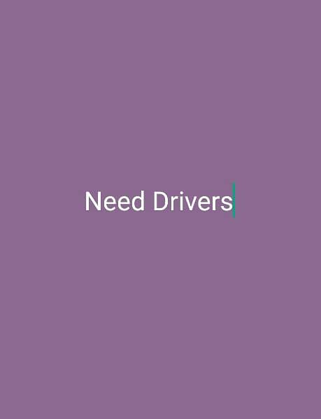 Need driver for indrive or Uber and yango 0
