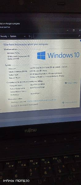 fujitsu i3 3rd generation laptop window 8gb ram 128gb ssd 1