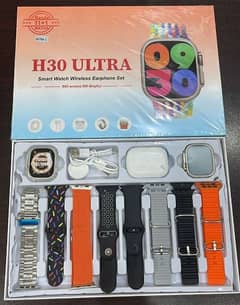 H30 ultra smart watch wireless earphones set 0