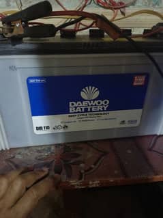 New Daewoo battery 110 only 15 days used