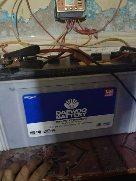 New Daewoo battery 110 only 15 days used 2