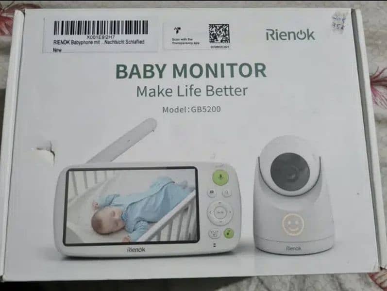 RIENOK Baby Monitor Camera with Intercom 0