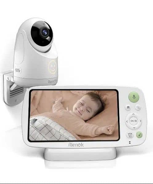 RIENOK Baby Monitor Camera with Intercom 3