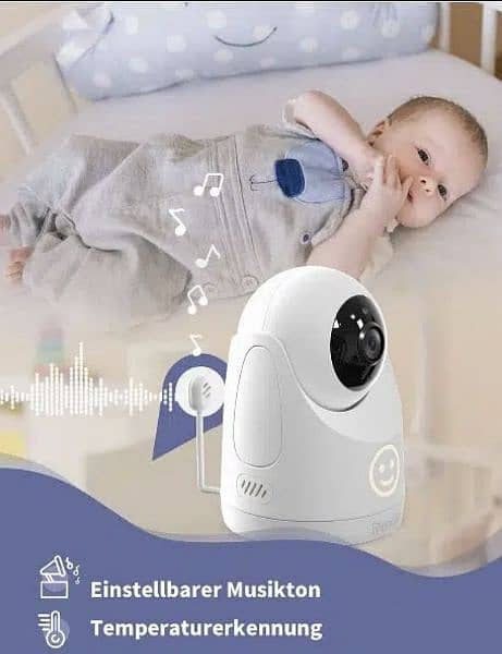 RIENOK Baby Monitor Camera with Intercom 14