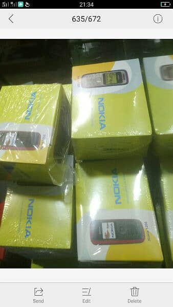 Nokia 1208 pta prove 100% orignal box pack 1