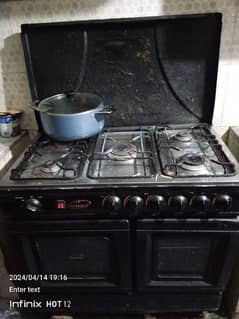 stove 5 burner cooking range
