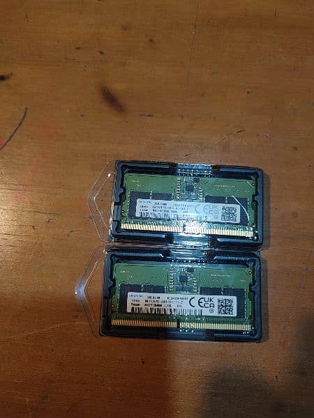 16Gb (8Gb x 2) Samsung DDR5 SODIMM 4800mhz Laptop Ram 1