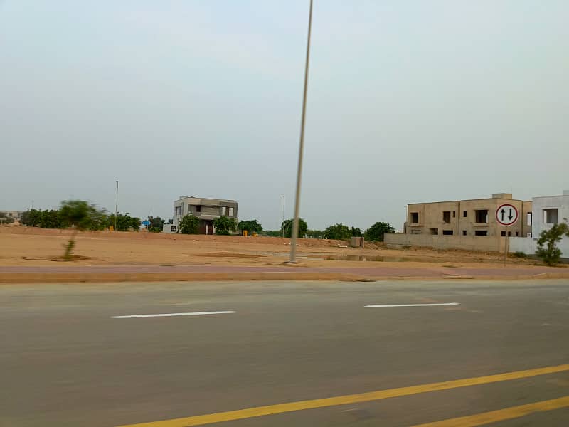 Golf city 500 square yards ready corner plot available for sale in Bahria Town Karachi 7