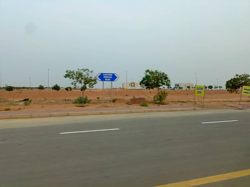 Golf city 500 square yards ready corner plot available for sale in Bahria Town Karachi 12