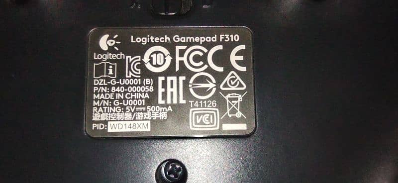 Logitech Gamepad F310 Gaming console controller 2