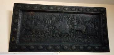 antique Mughal art copper 24"x 48"
Wall Hanging What's app 03071138819 0