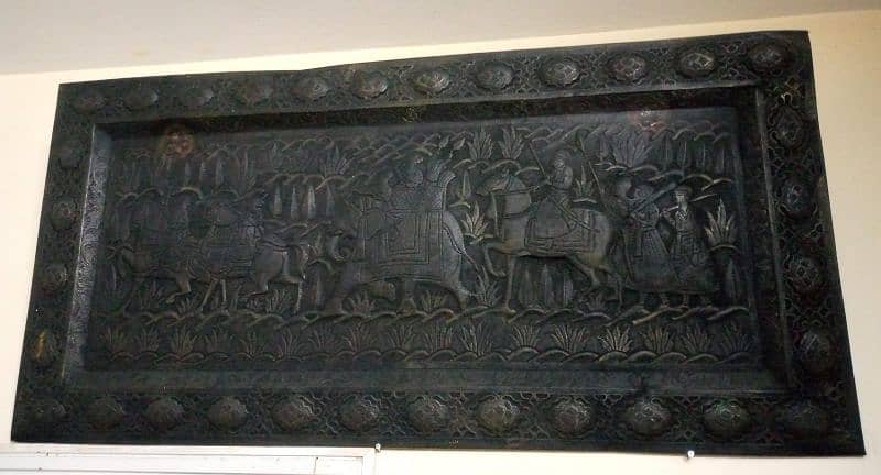 antique Mughal art copper 24"x 48"
Wall Hanging What's app 03071138819 2