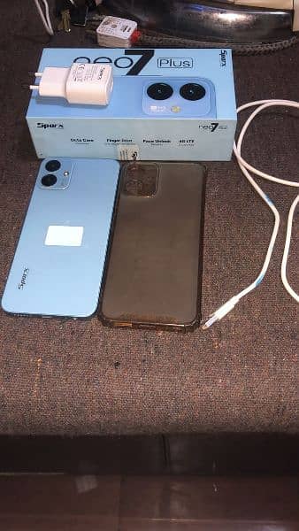 used Spark neo 7 plus. with boxes original charger condition 10by10 4