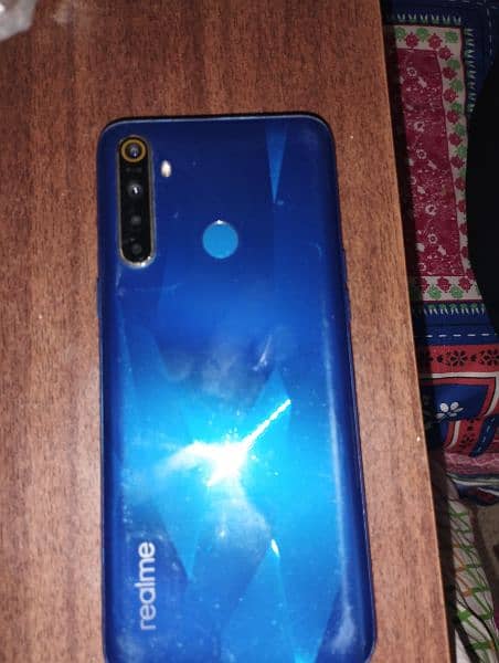 Realme mobile phone (blue colour condition 10/9) 1