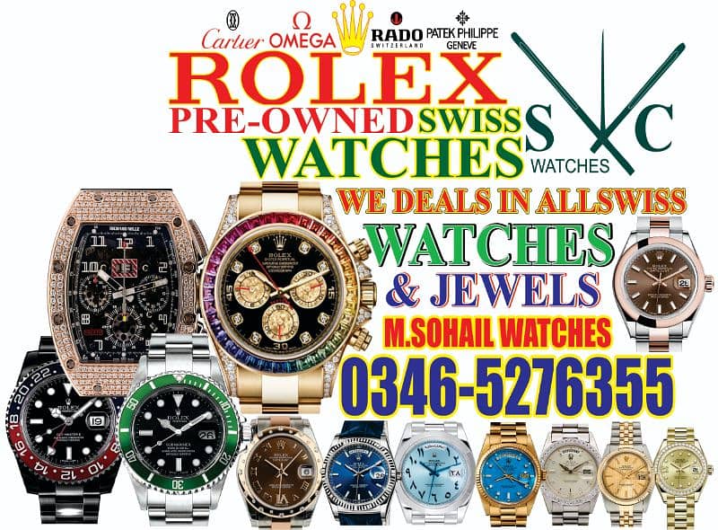 we Deals all kind of Swiss watches 0