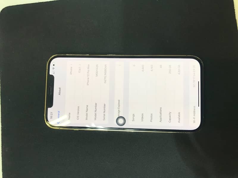 iPhone 12 Pro Max pta approved 256 gb full box 0