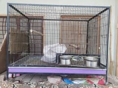 Raw parrot cage available for sale 0