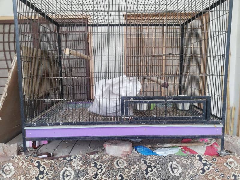 Raw parrot cage available for sale 2