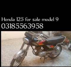 Honda 125 for sale good condition all okay