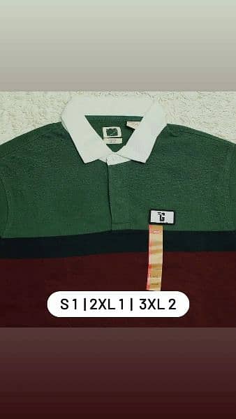 Export leftover By TELPK LEVIS Rugby Polo Half sleeves T Shirts lot 2