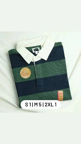Export leftover By TELPK LEVIS Rugby Polo Half sleeves T Shirts lot 11