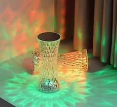 Crystal Table Lamp 16 colour LED