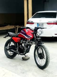 125 cc modified bike