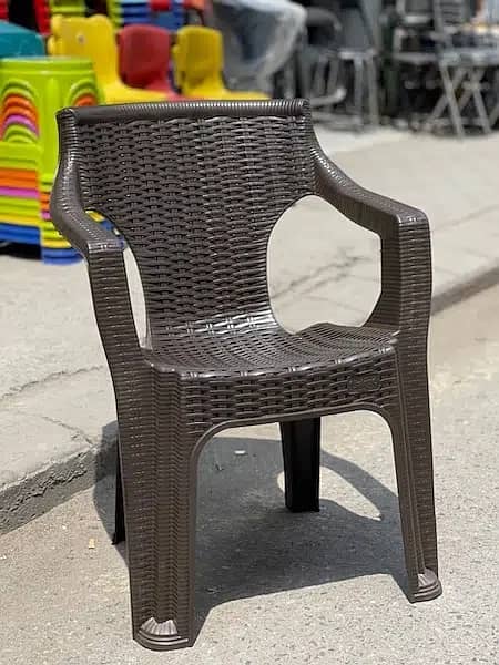 full plastic Ratton chairs 2