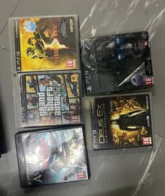 Ps3 Slim console with 5 cds USA bought with 2 controllers with stand