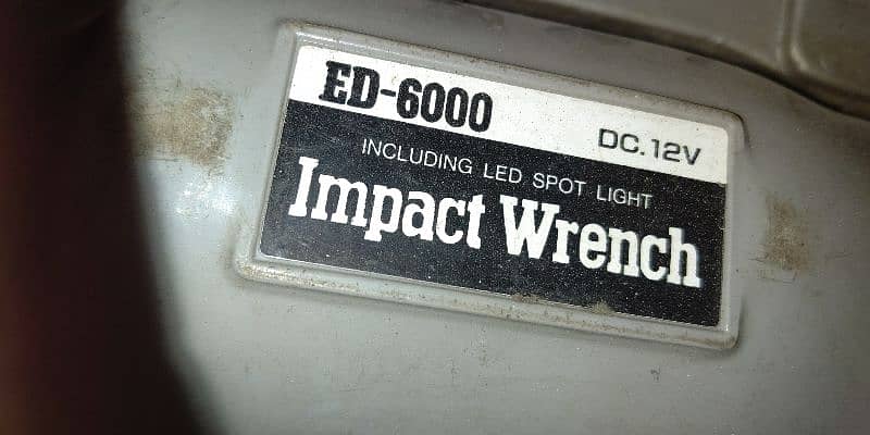 impact wrench ED-6000 model DC-12v 0