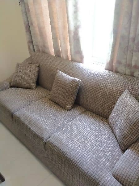 3 seater sofa with cushions 1