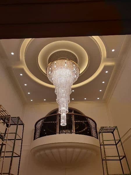 Fanoos jhummar wall lights hanging lights crystal chandelier k9 2