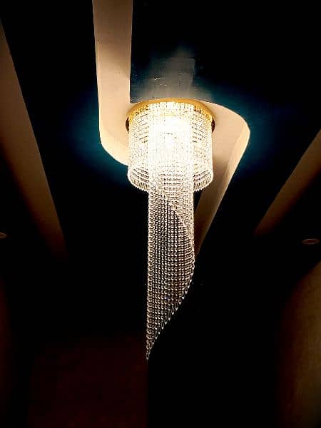 Fanoos jhummar wall lights hanging lights crystal chandelier k9 4